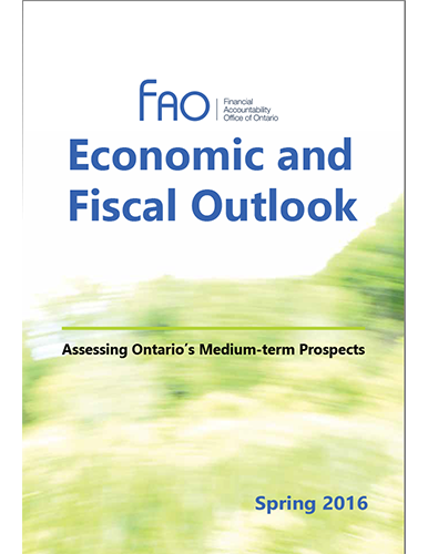 Economic and Fiscal Outlook Spring 2016