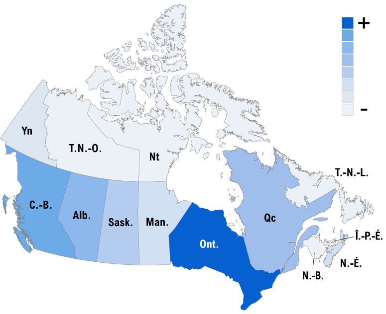 Les mentions du BRF dans les reportages des médias ne se limitent pas à l’Ontario. Le BRF obtient des mentions dans les médias de la Colombie-Britannique, du Québec, du Manitoba, de la Nouvelle-Écosse et du Yukon.