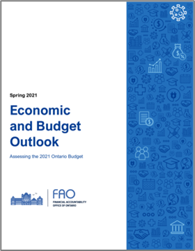 Economic and Budget Outlook, Spring 2021 report cover