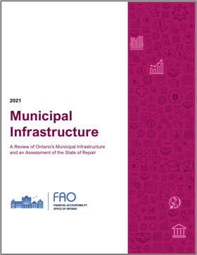 Municipal Infrastructure: A Review of Ontario's Municipal Infrastructure and an Assessment of the State of Repair report cover