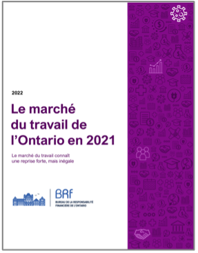 Rapport Le marché du travail de l'Ontario en 2021
