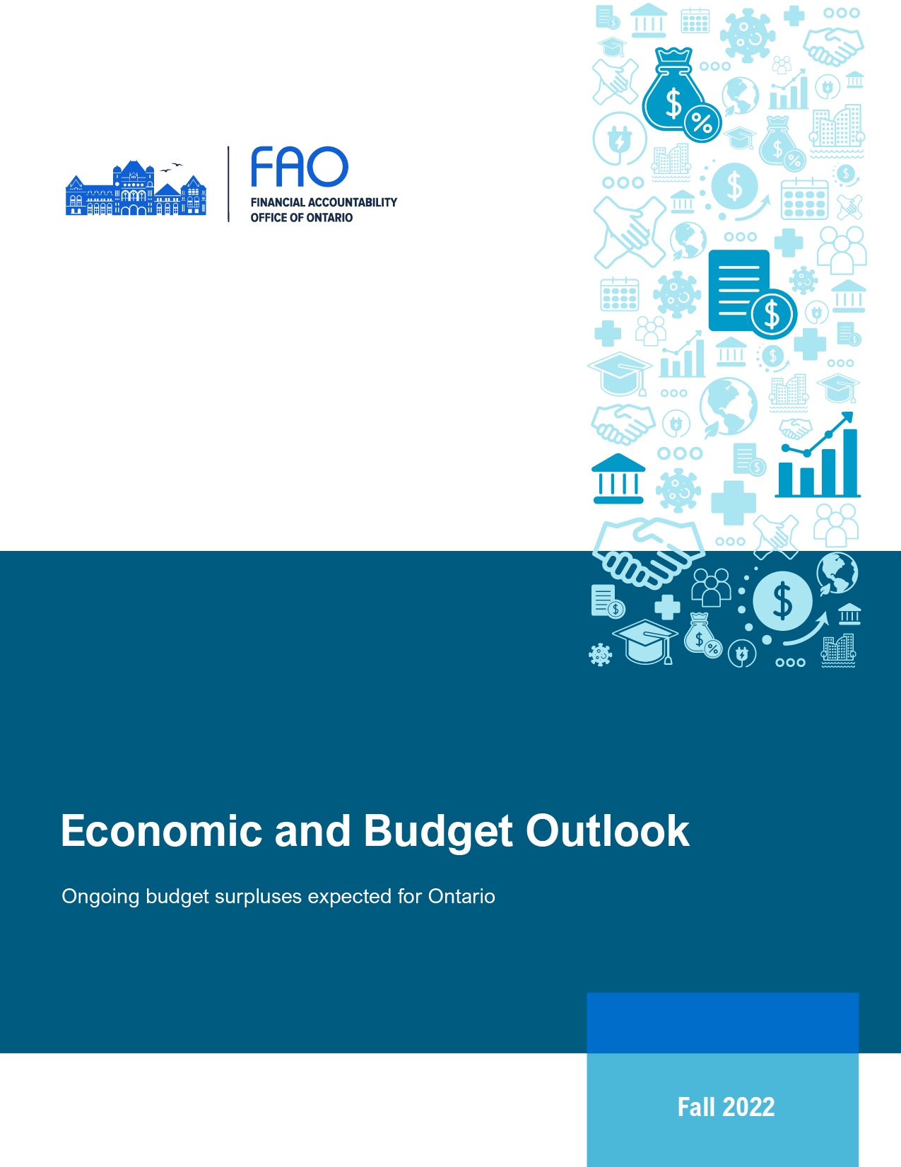Economic and Budget Outlook, Fall 2022 report cover