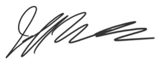 Signature de Jeffery Novak