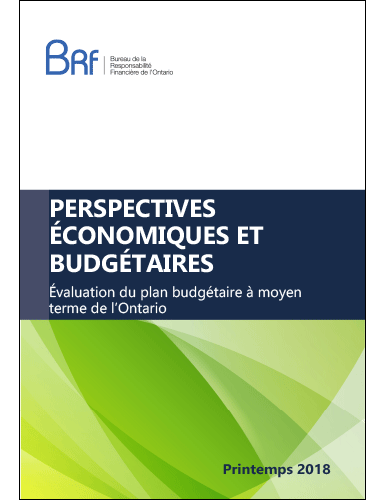 Perspectives économiques et budgétaires, Printemps 2018
