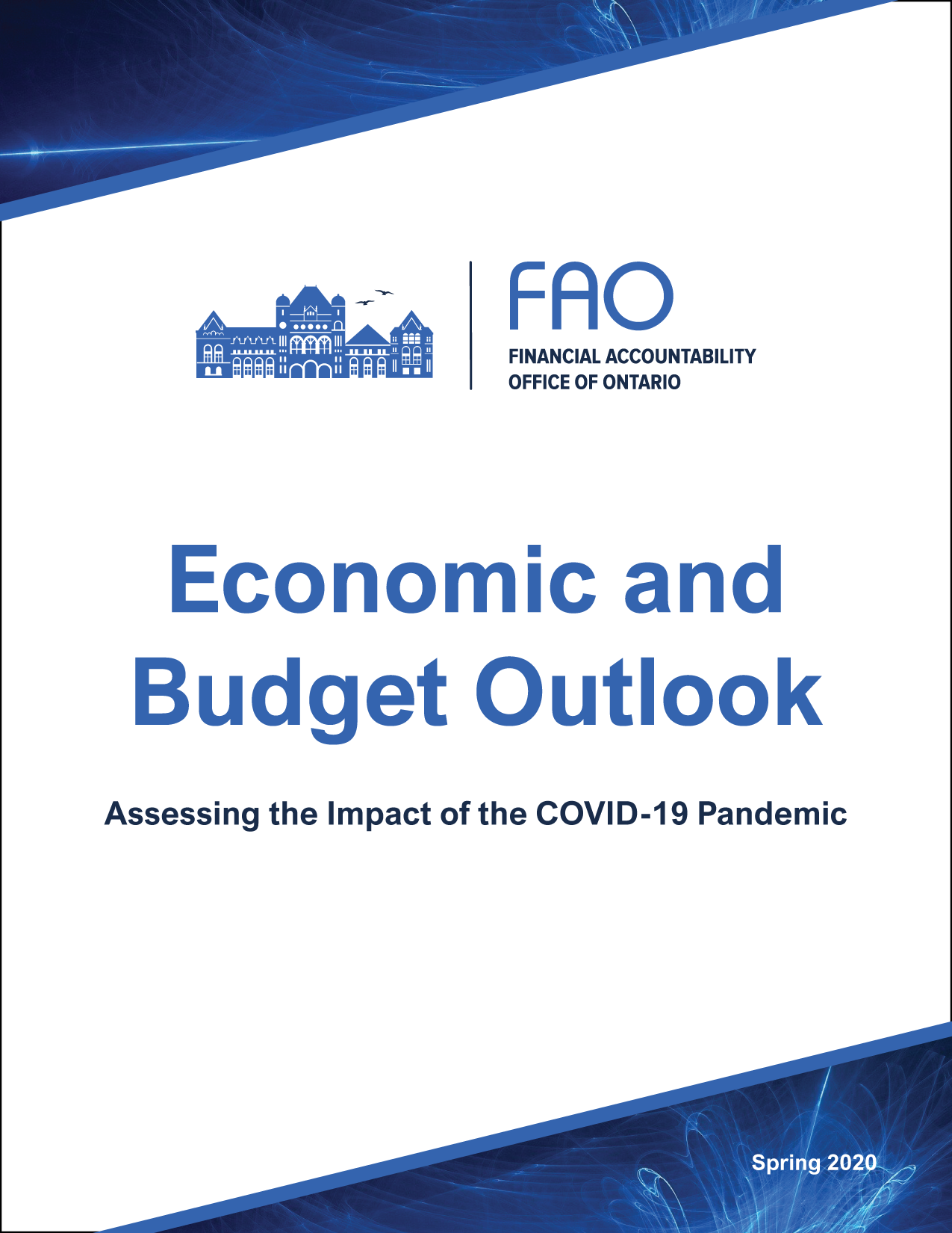 Economic and Budget Outlook, Spring 2020