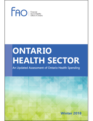 Ontario Health Sector: An Updated Assessment of Ontario Health Spending